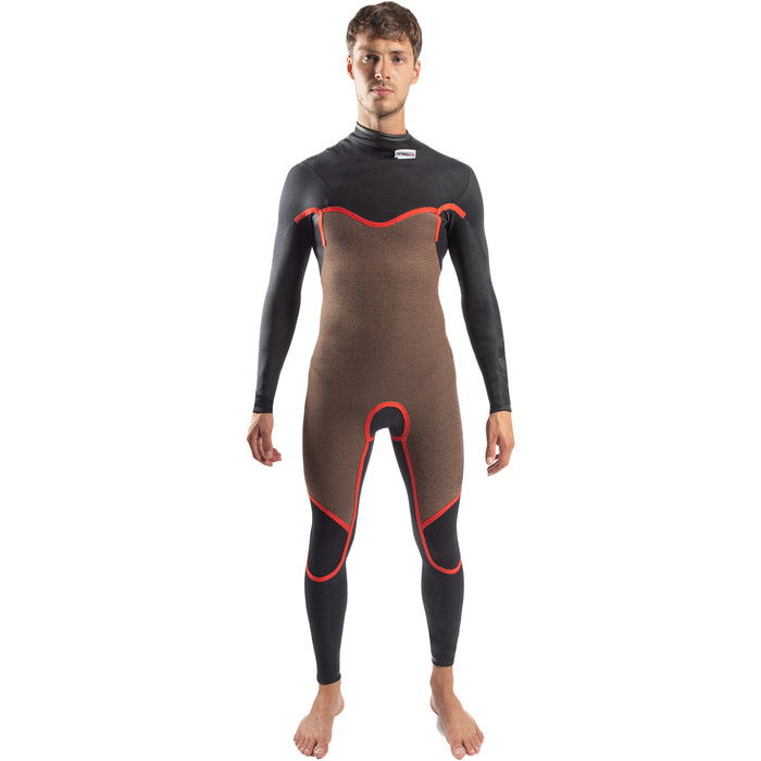 2024 Gul Mens Response FX 5/4mm GBS Chest Zip Wetsuit RE1242-C1 - Black / Contour Camo